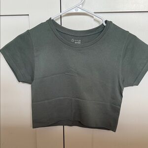 Offline: Dark Green Crop Top